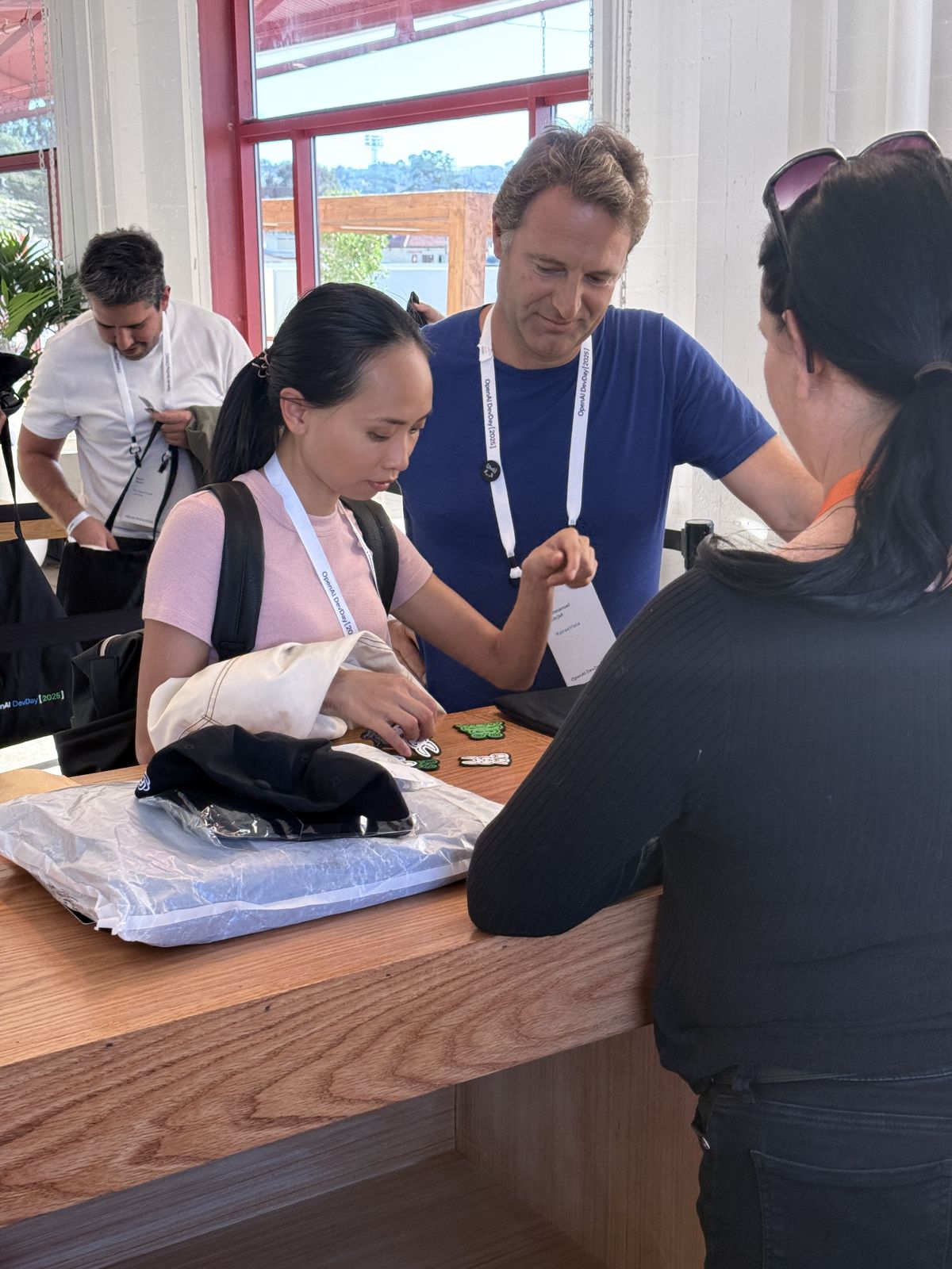 Merch Troop live printing — the line forms fast